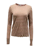 Brown Viscose Vince Top