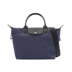 Blue Canvas Longchamp Handbag