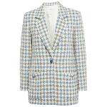 Blue Fabric Sandro Blazer