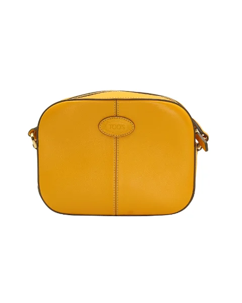 Yellow Leather Tod's Crossbody Bag