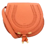 Orange Leather Chloé Marcie