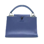 Blue Leather Louis Vuitton Capucines
