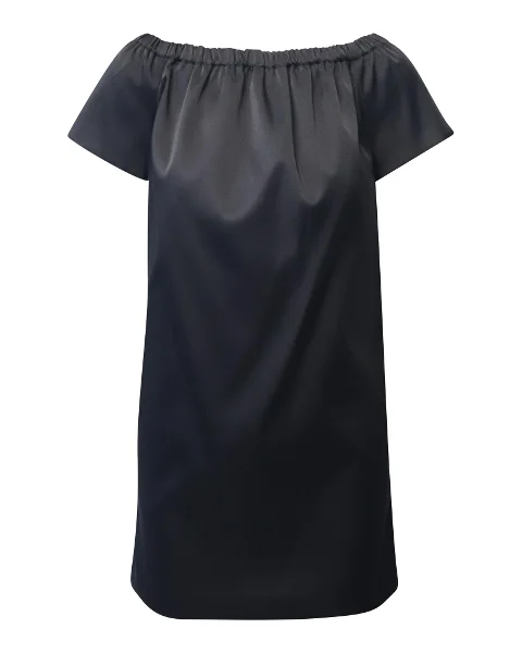 Black Silk Maje Dress
