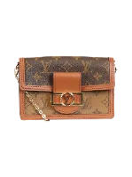 Brown Canvas Louis Vuitton Dauphine