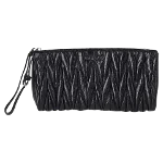 Black Leather Miu Miu Clutch