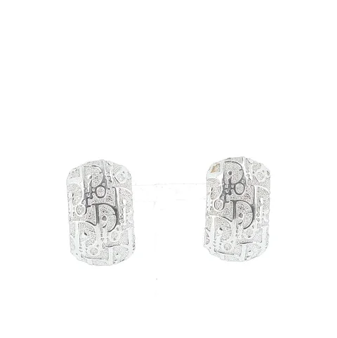 Silver Silver Dior Earrings