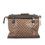 Brown Cotton Louis Vuitton Travel Bag