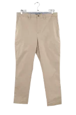 Beige Cotton Ralph Lauren Pants