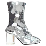 Silver Plastic Maison Margiela Boots