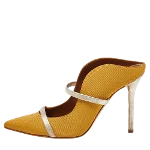 Yellow Fabric Malone Souliers Sandals