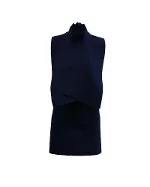 Blue Polyester MSGM Dress