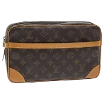 Brown Canvas Louis Vuitton Compiegne