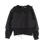 Black Cotton Chanel Sweatshirt