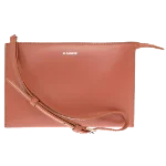 Pink Leather Jil Sander Crossbody Bag