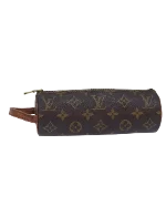 Brown Canvas Louis Vuitton Trousse Rondo