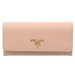 Pink Leather Prada Wallet