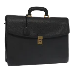 Black Leather Loewe Briefcase