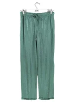 Green Linen Majestic Filatures Pants