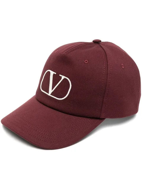 Burgundy Cotton Valentino Hat