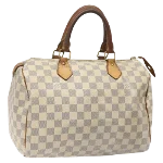 White Canvas Louis Vuitton Speedy