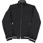 Black Polyester Theory Jacket