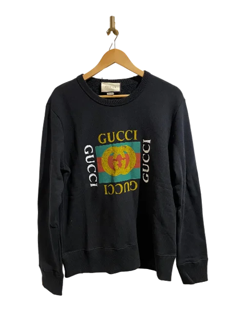 Black Fabric Gucci Sweatshirt