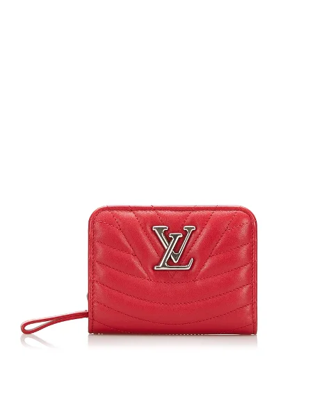 Red Leather Louis Vuitton Wallet