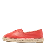 Red Leather Chanel Espadrilles