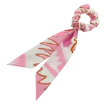 Pink Silk Hermès Hair Accessory