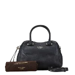 Black Leather Kate Spade Handbag