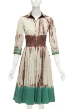Multicolor Cotton Prada Dress