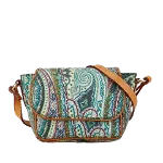 Green Canvas Etro Shoulder Bag