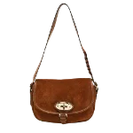 Brown Leather Mulberry Crossbody Bag