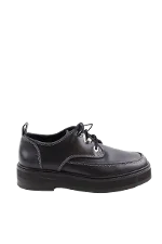 Black Leather The Kooples Flats