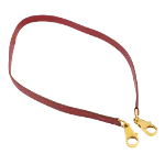 Red Leather Hermes Strap