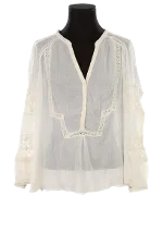 White Cotton Zadig & Voltaire Top