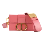 Pink Leather Dior Shoulder Bag