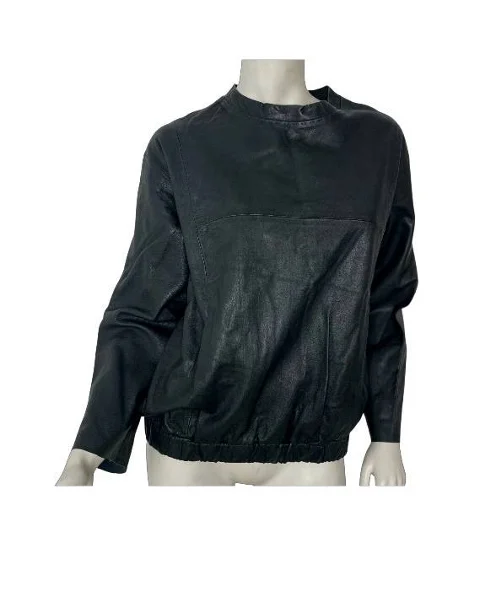 Black Leather See by chloé Top