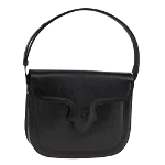 Black Leather Saint Laurent Shoulder Bag