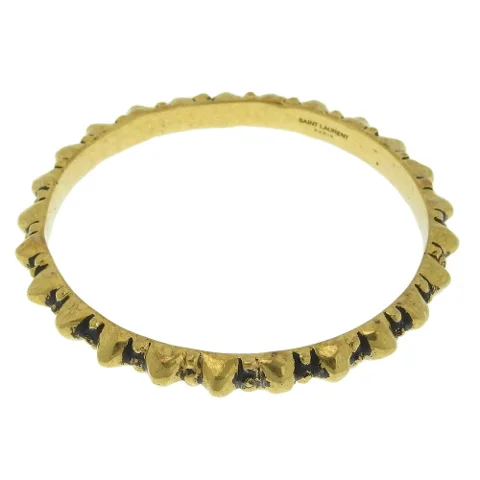 Gold Metal Saint Laurent Bracelet