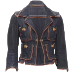 Blue Cotton Dsquared2 Jacket