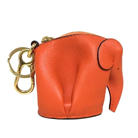 Orange Leather Loewe Wallet