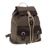 Brown Canvas Salvatore Ferragamo Backpack