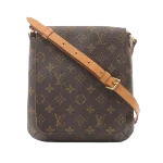 Brown Leather Louis Vuitton Musette Salsa