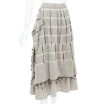 Grey Cotton Issey Miyake Skirt