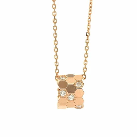 Gold Rose Gold Chaumet Necklace