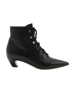 Black Leather Dior Boots