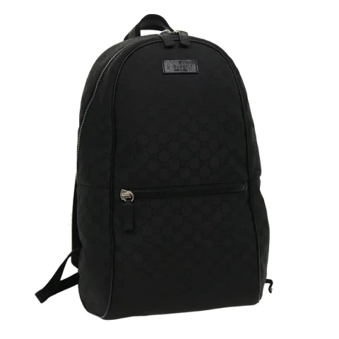 Black Nylon Gucci Backpack