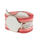 Pink Leather Missoni Belt