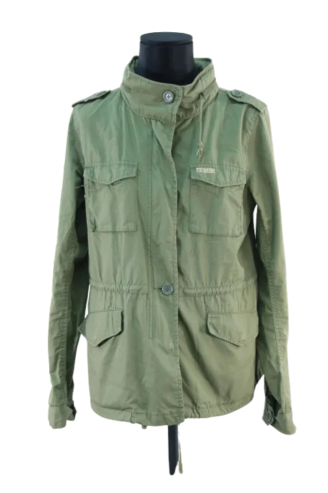 Green Cotton Tommy Hilfiger Jacket